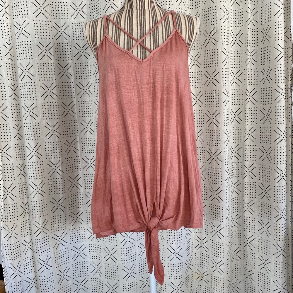 Tie Front Tank Top